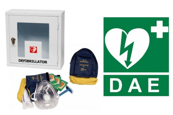 Armadietto per il defibrillatore, totem per il defibrillatore, accessori per il defibrillatore